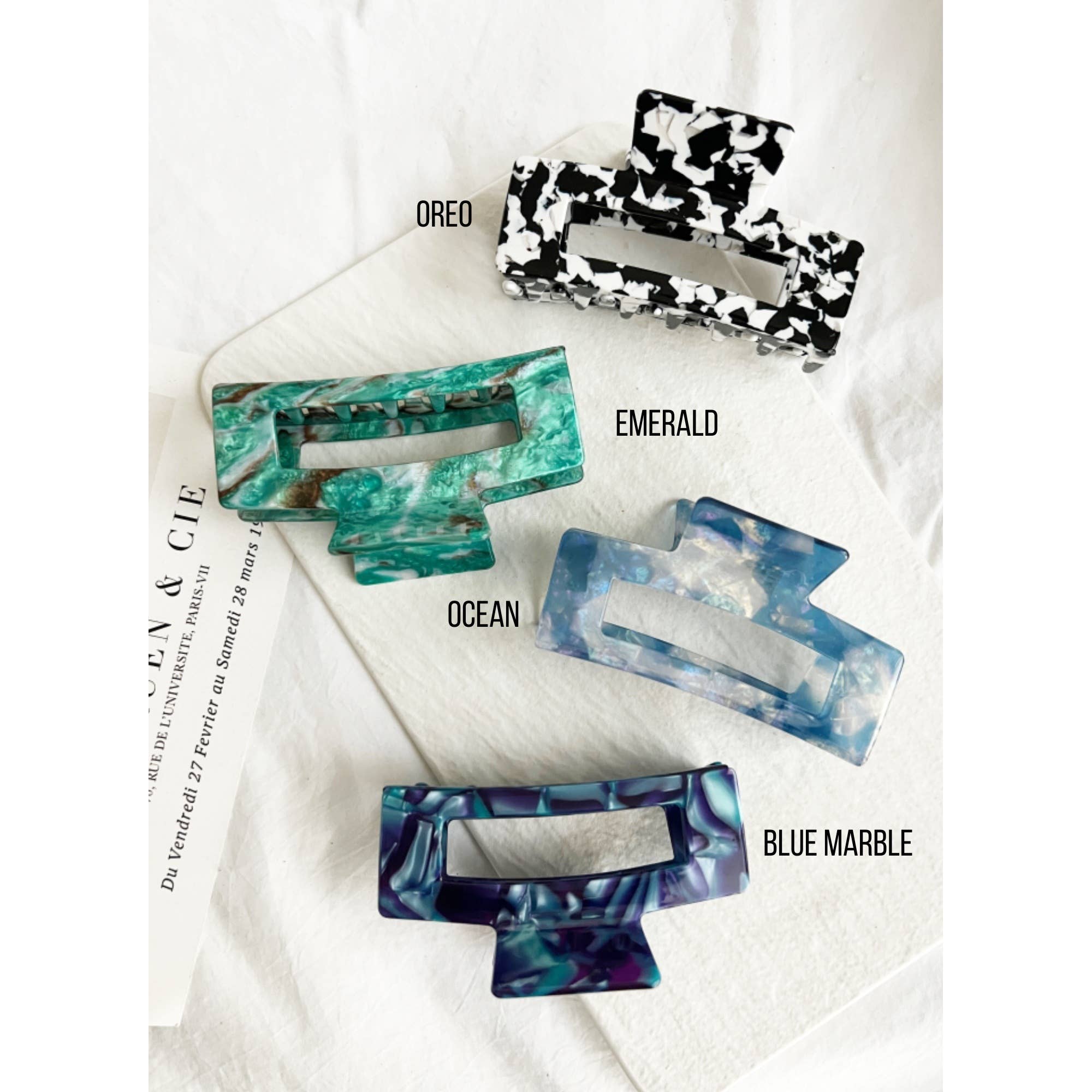 Jumbo 4-Inch Acetate Hair Claw in Tortoise Shell