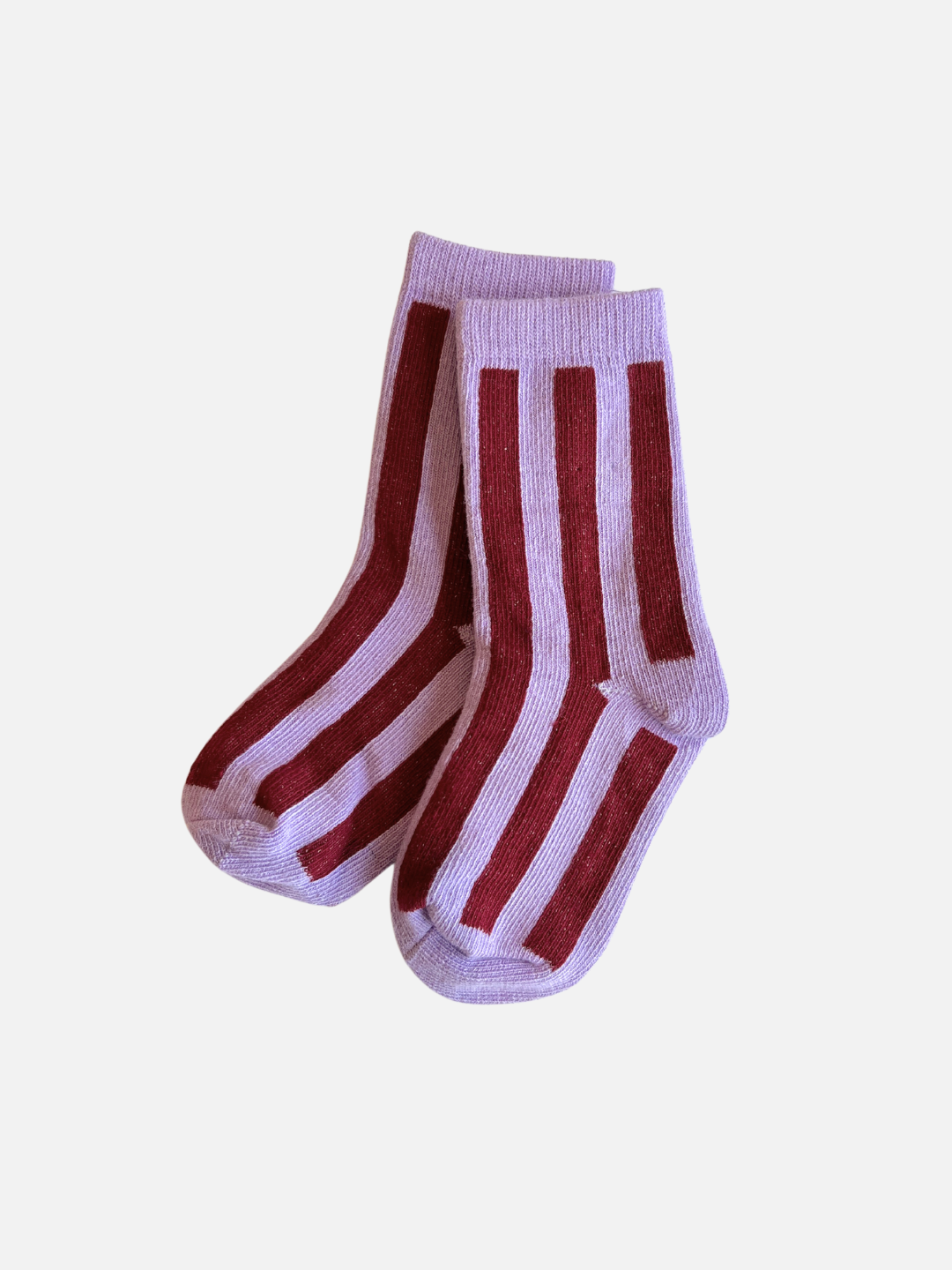 Stripe Sock in Slate – Kids 1–3Y