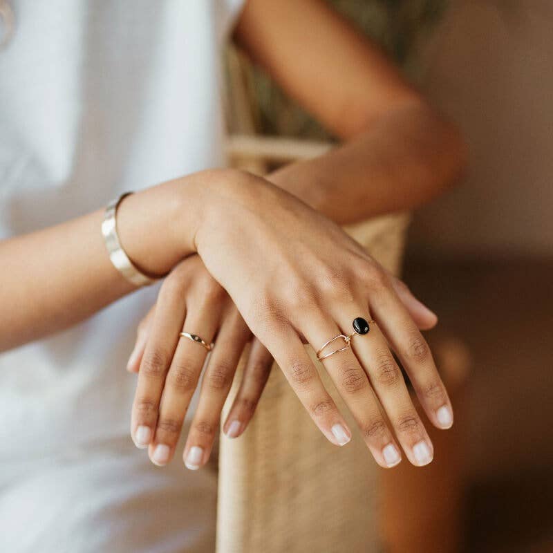 Barrel Ring in 14k Gold Fill