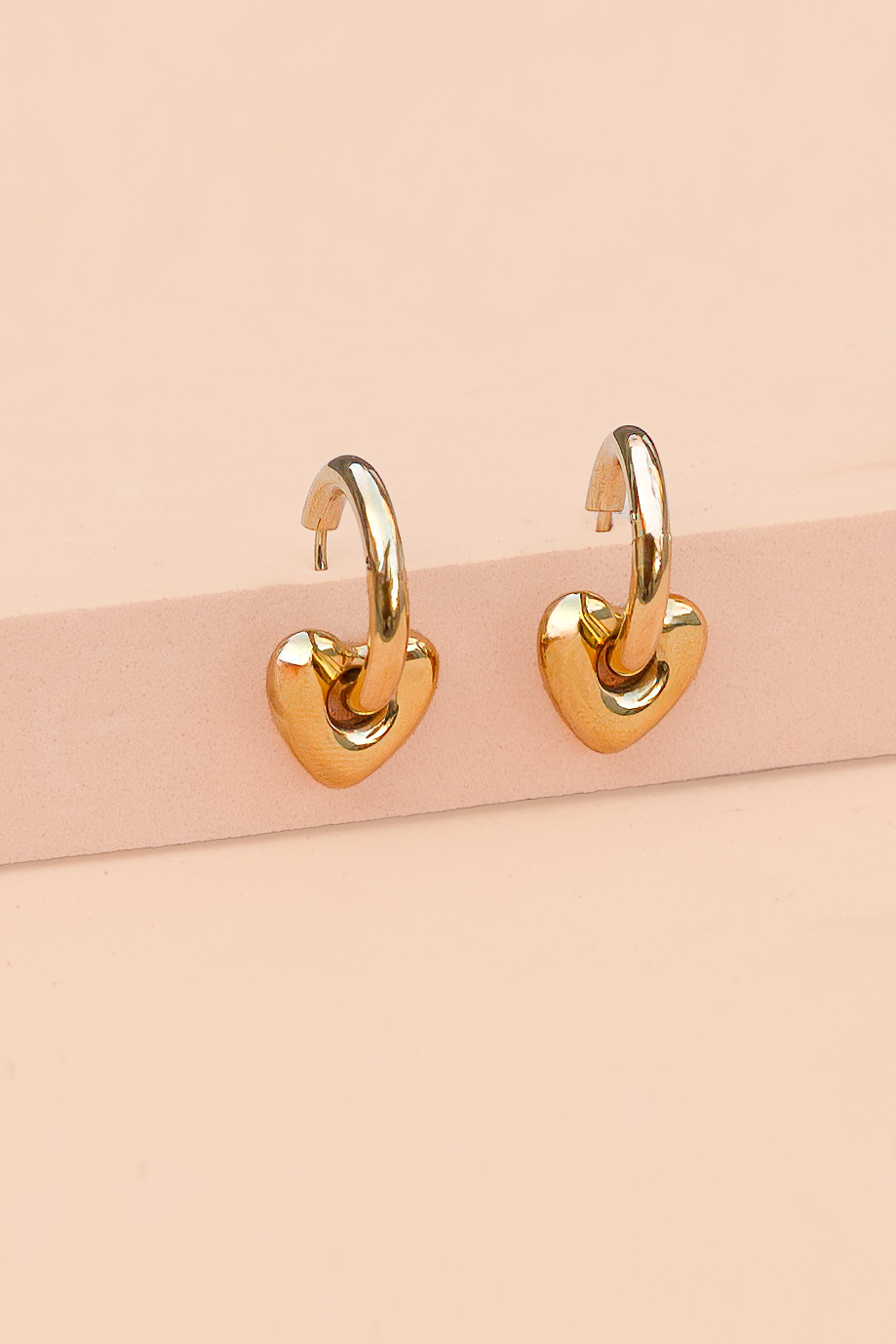 Skip a Beat Hoop Earrings in Stainless Steel