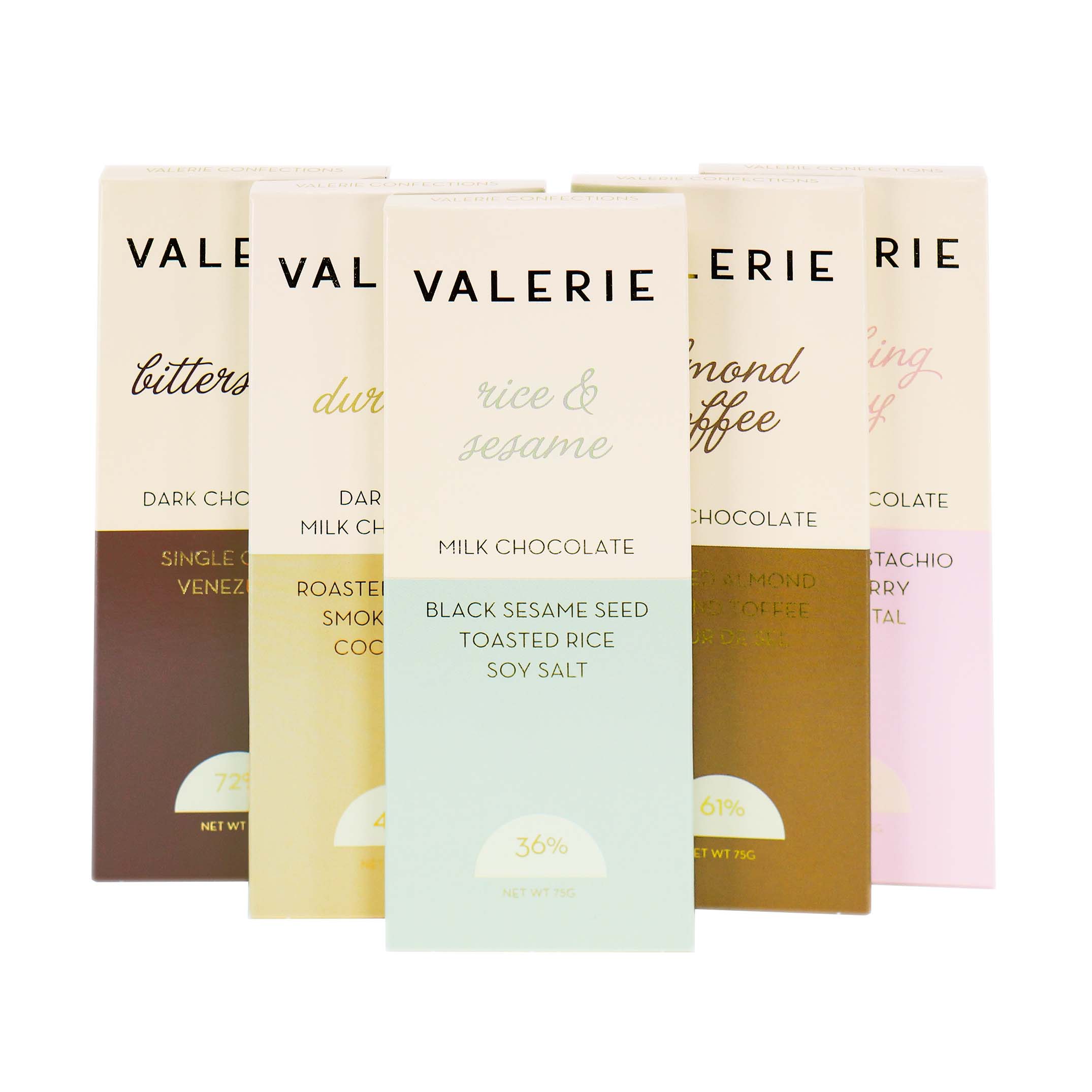 Valerie Rice & Sesame Milk Chocolate Bar