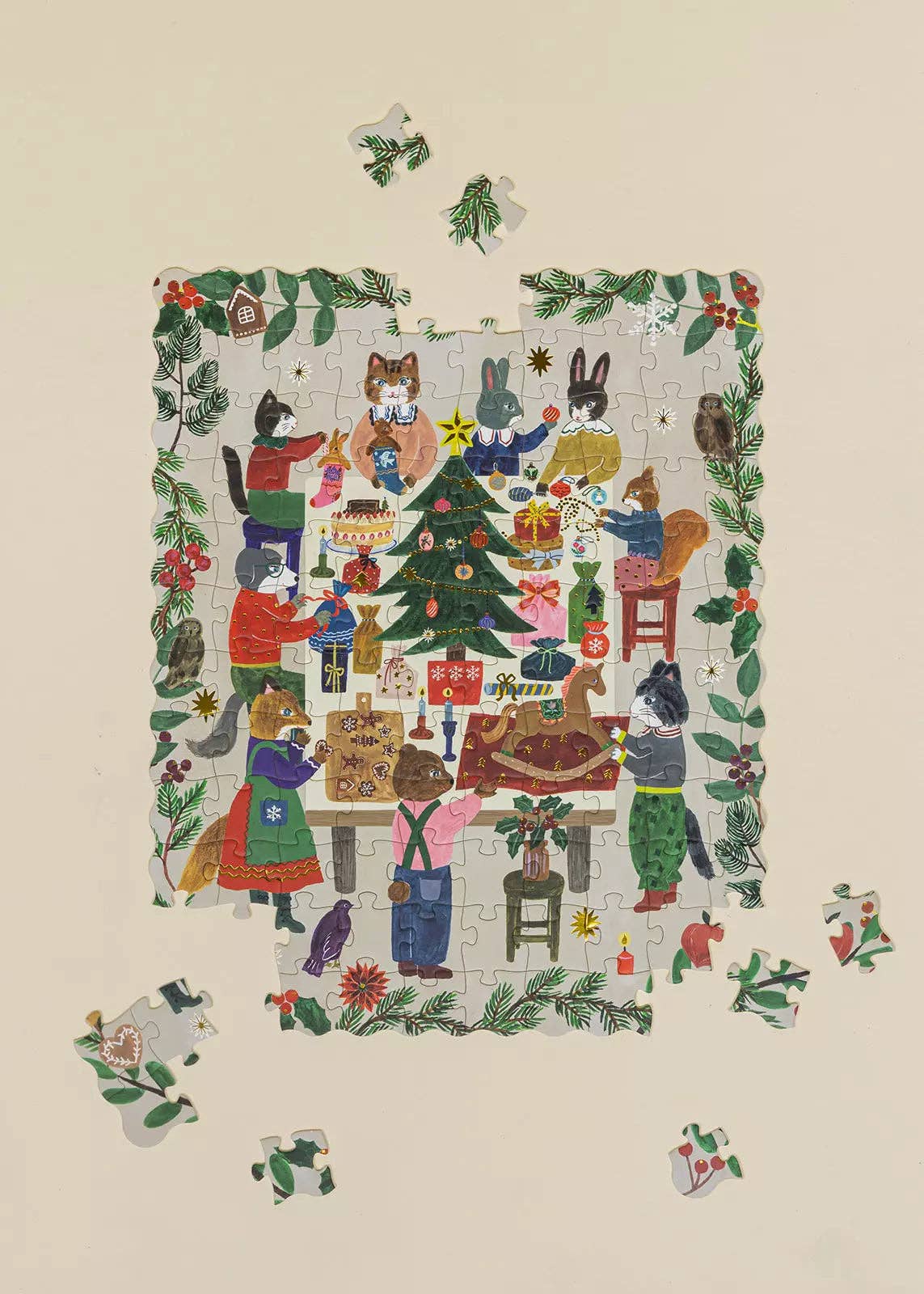 Holiday Puzzle - Gift Exchange - 120pcs