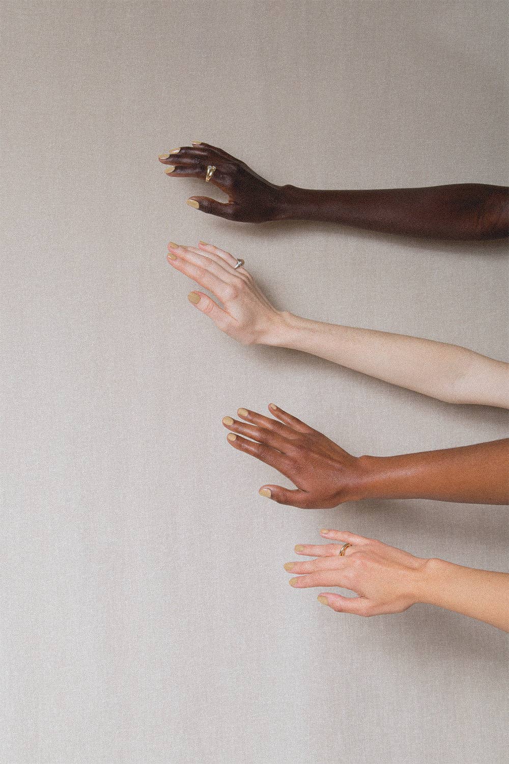 Miso Beige Nail Polish with Green Undertones