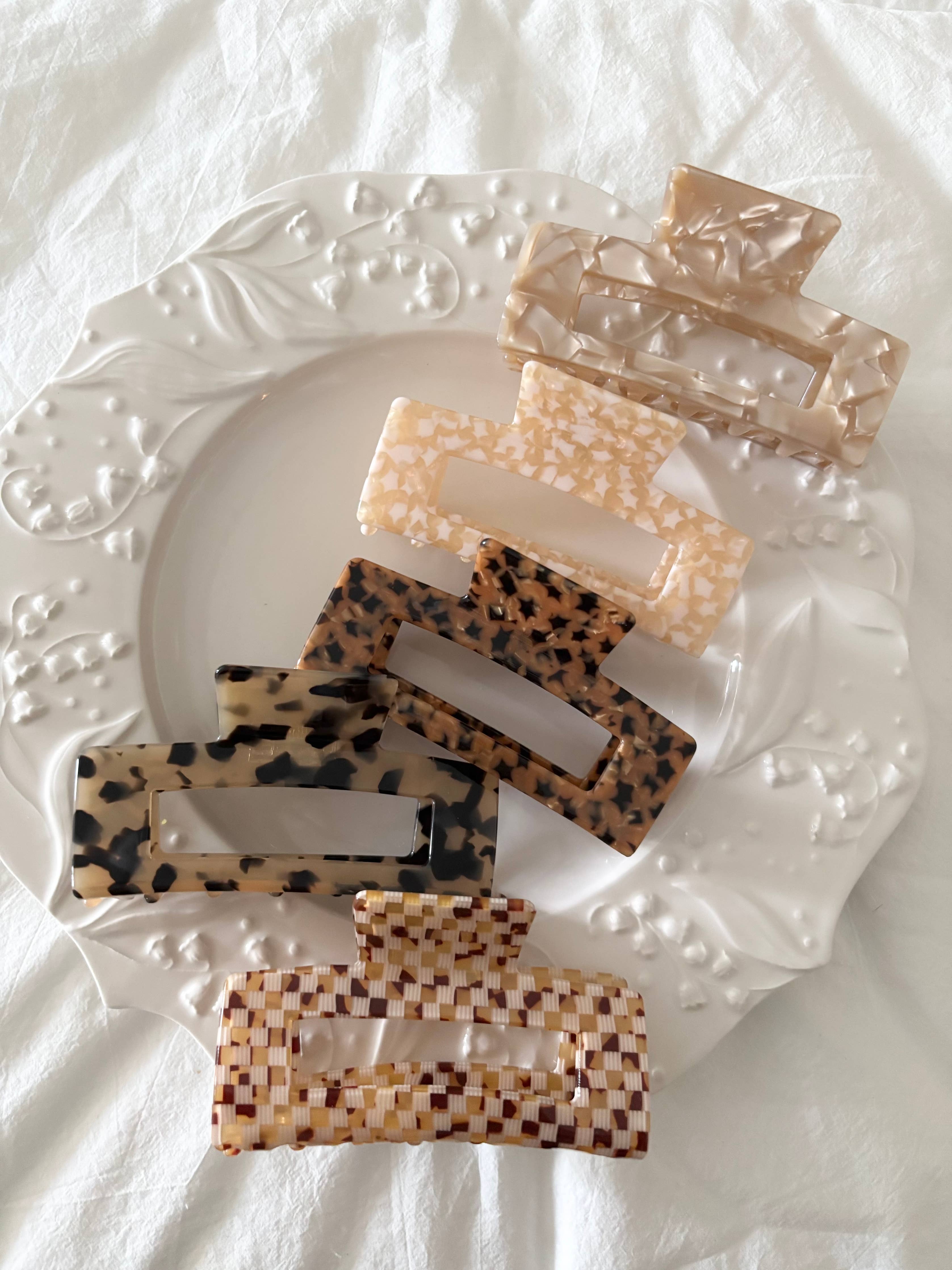 Acetate Jumbo Hair Claw - Betty