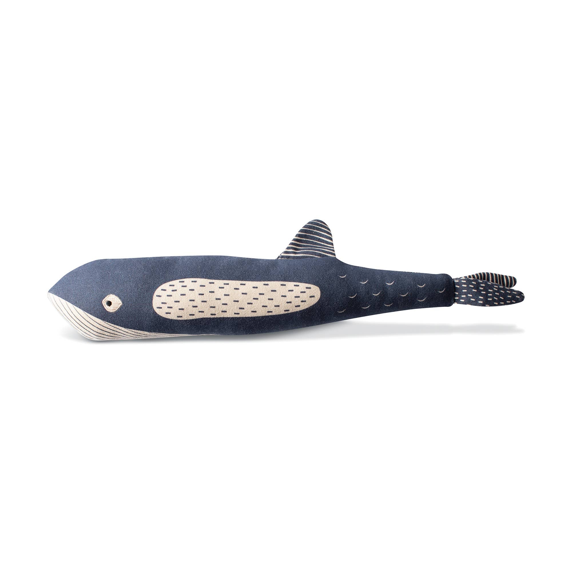 There She Blows Canvas Whale Dog Toy
