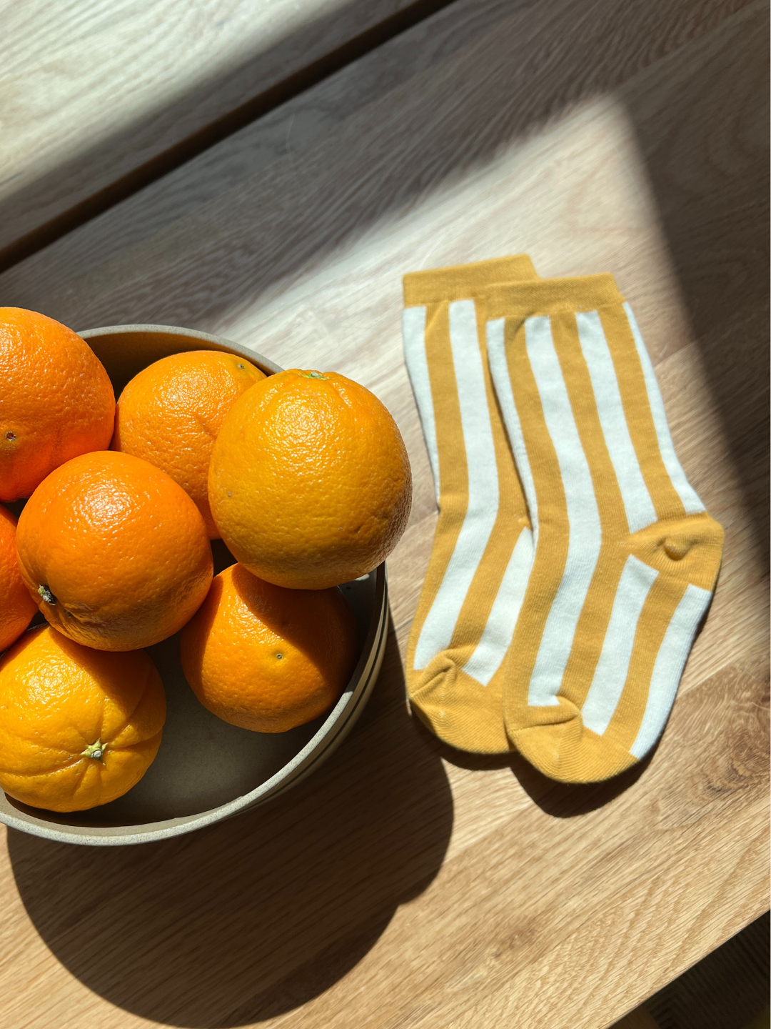 Stripe Sock in Slate – Kids 1–3Y