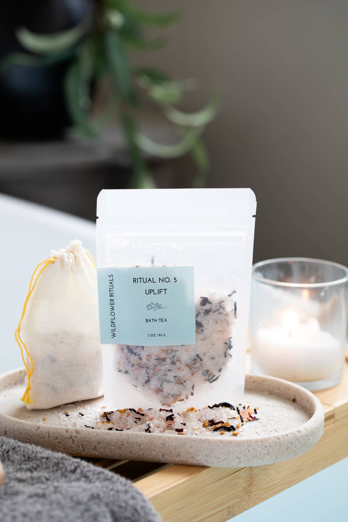 Ritual No. 5 Uplift Botanical Bath Tea – Sweet Orange & Lemon