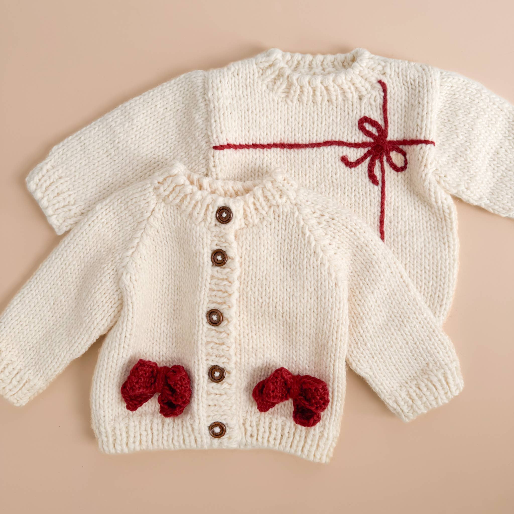 Present Sweater Kid Baby Holiday Christmas Bow Gift Matching: M; 2-3Y